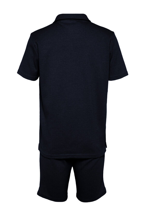 Trendyol Polo shirt tracksuit set blue