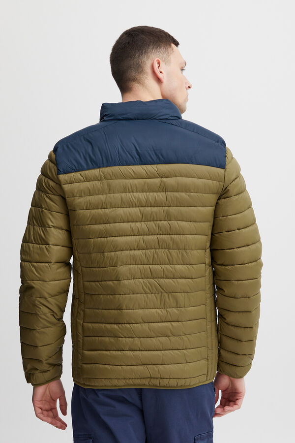 Blend Two-tone Padded Jacket brown