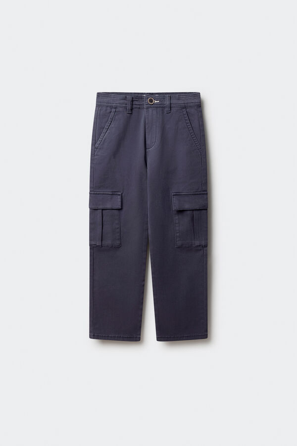 Springfield Kids Criança de carga calças chino azul