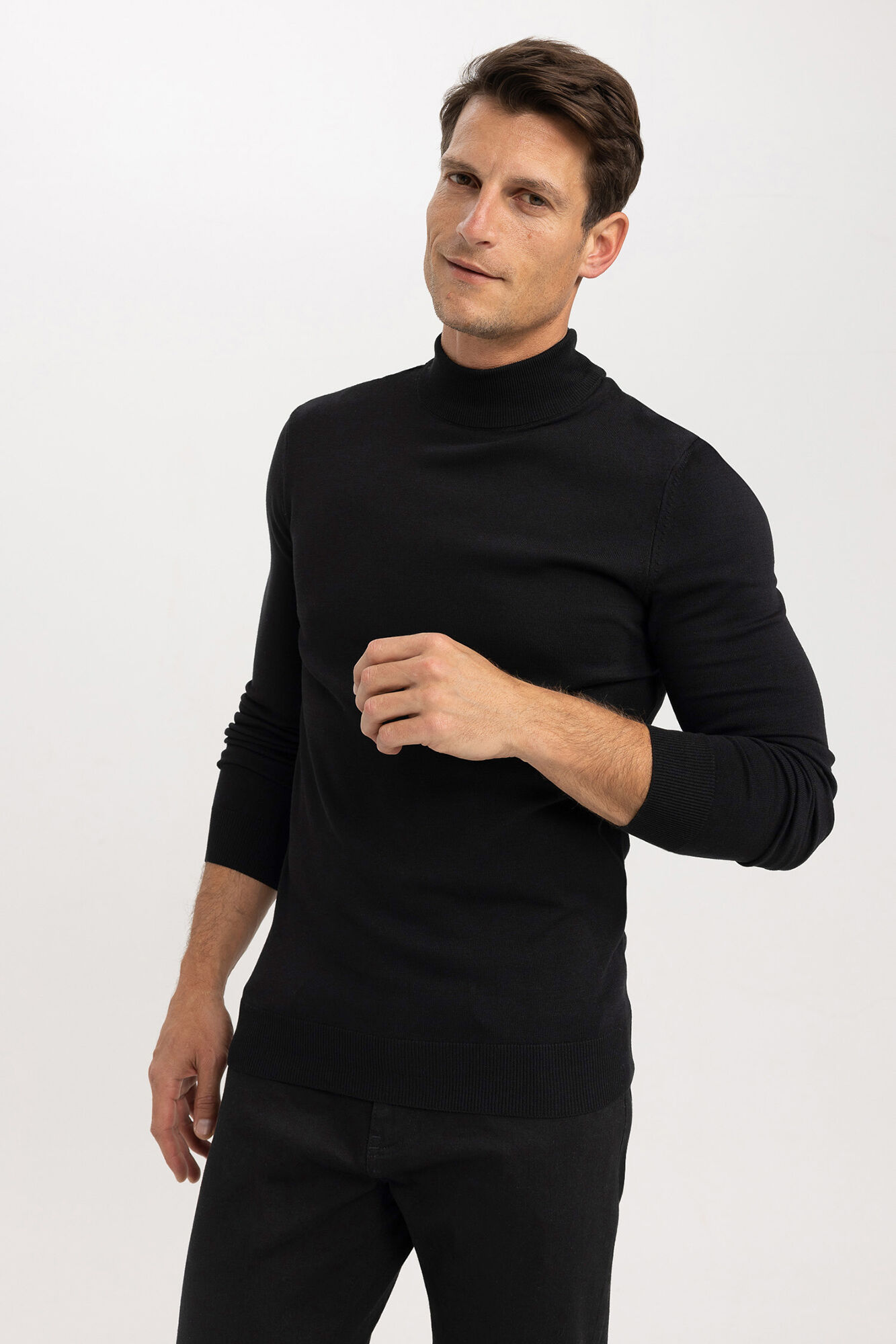 DeFacto Jersey de medio cuello alto