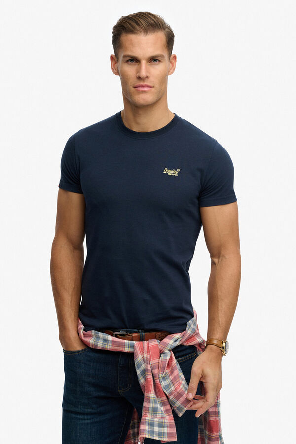 Superdry Basic short sleeve with small logo T-shirt blue