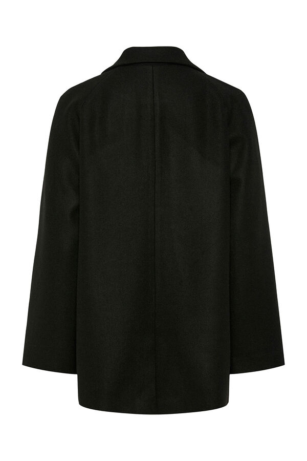 Pieces Abrigo cruzado negro