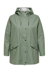 Only Carmakoma Chubasquero con capucha talla grande