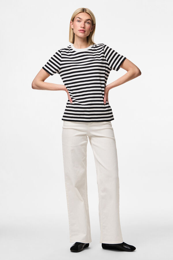 Pieces Basic T-shirt black