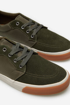 Springfield Recycled fabric trainer green