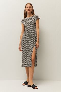 Systemaction Vestido largo estampado