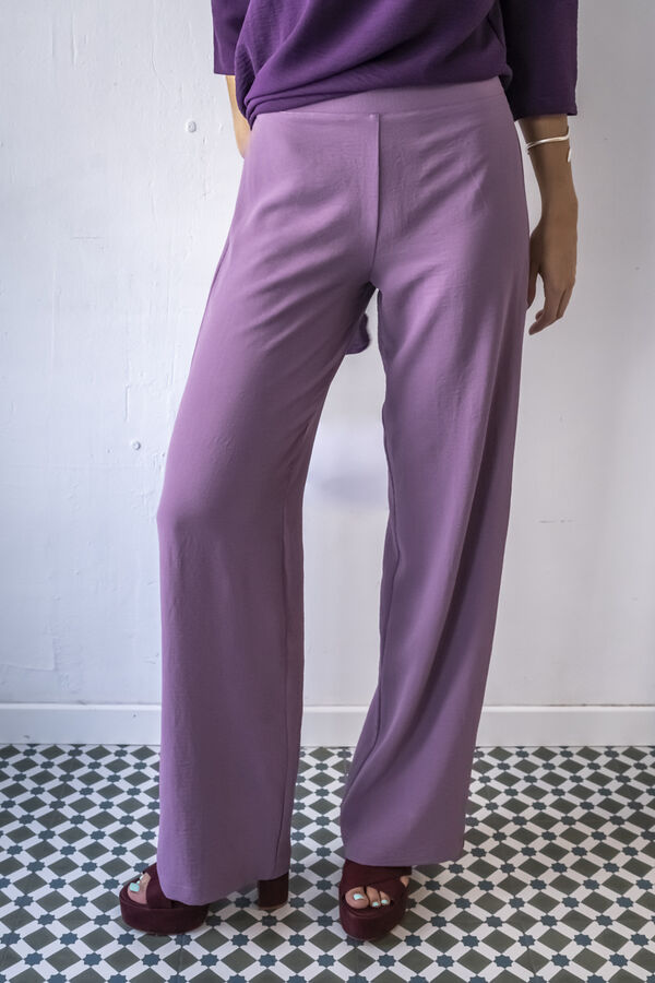 Cul Sac Pantal&oacute;n Palazzo morado/lila