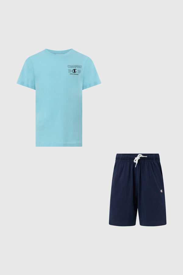 Champion Kids T-shirt and short set bleu