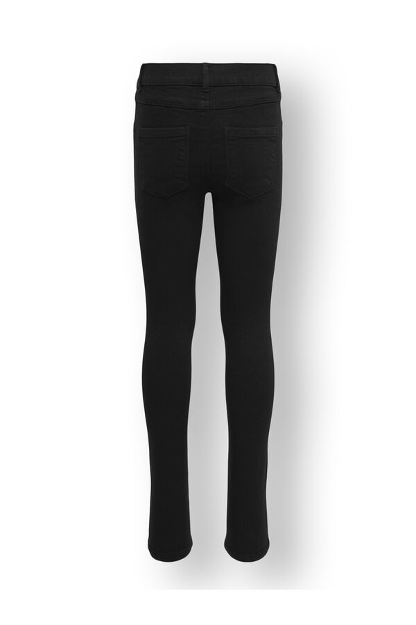 Only Girls Skinny fit stretch jeans black