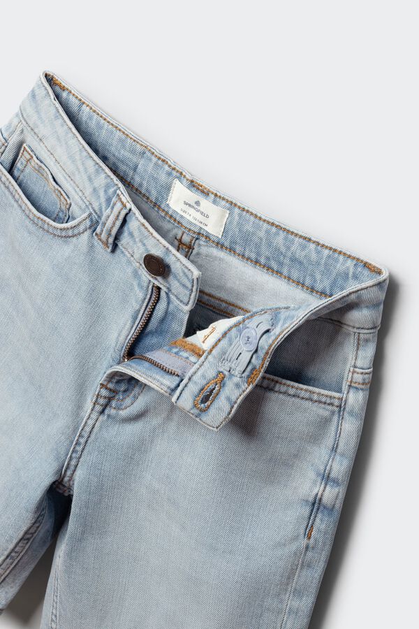 Springfield Kids Bermuda straight denim ni&ntilde;o azul