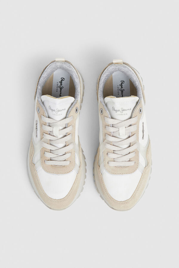 Pepe Jeans Retro running trainers Kaki