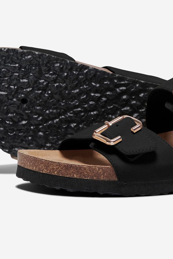 Only Flat sandal noir