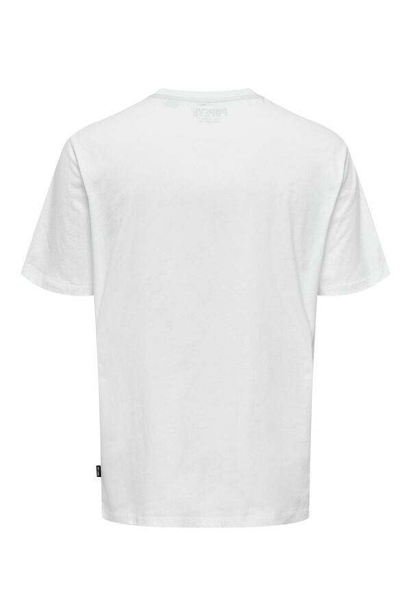 Springfield Popeye short sleeve T-shirt white
