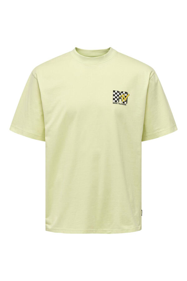 Springfield Men's short-sleeved T-shirt with licence green