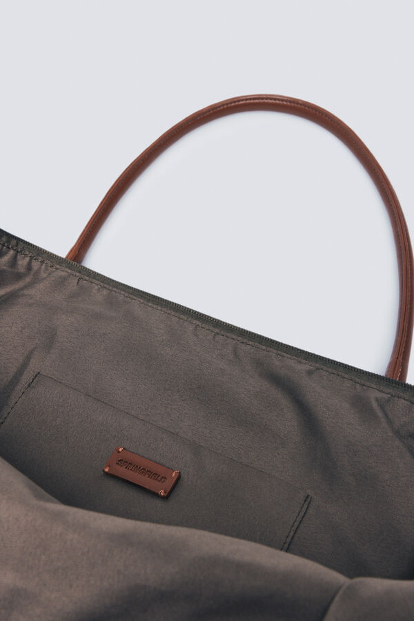 Springfield Mala tote bag de nylon estampado