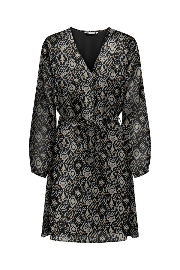 Only Chiffon short dress black