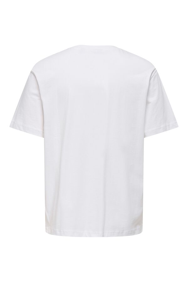 Only & Sons Short-sleeved T-shirt white