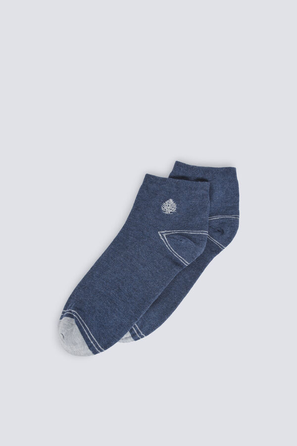 Springfield Springfield logo ankle sock blue