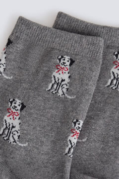 Springfield Dalmatian socks