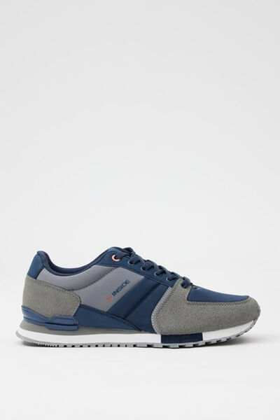 Springfield Combined nylon casual trainer blue
