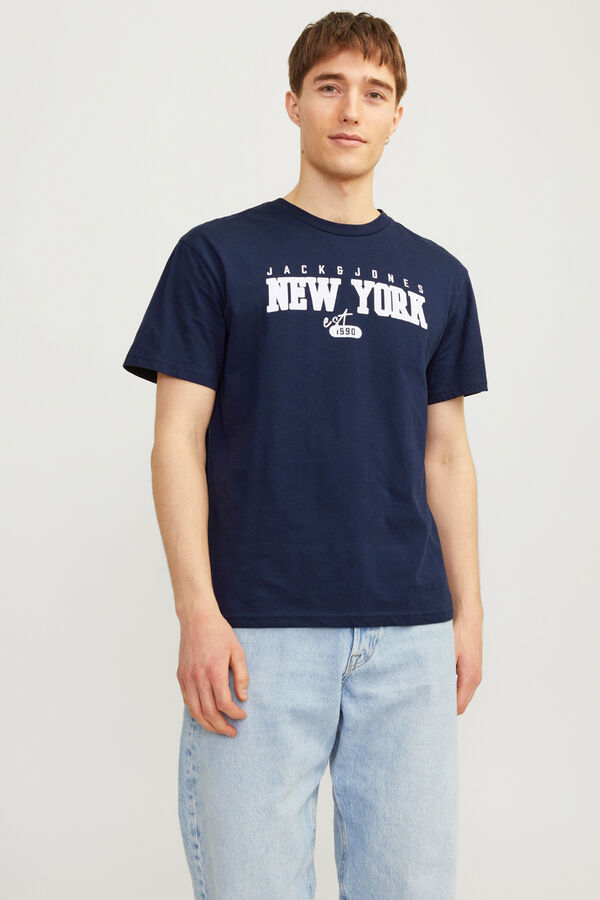 Springfield T-shirt fit padrão marinho
