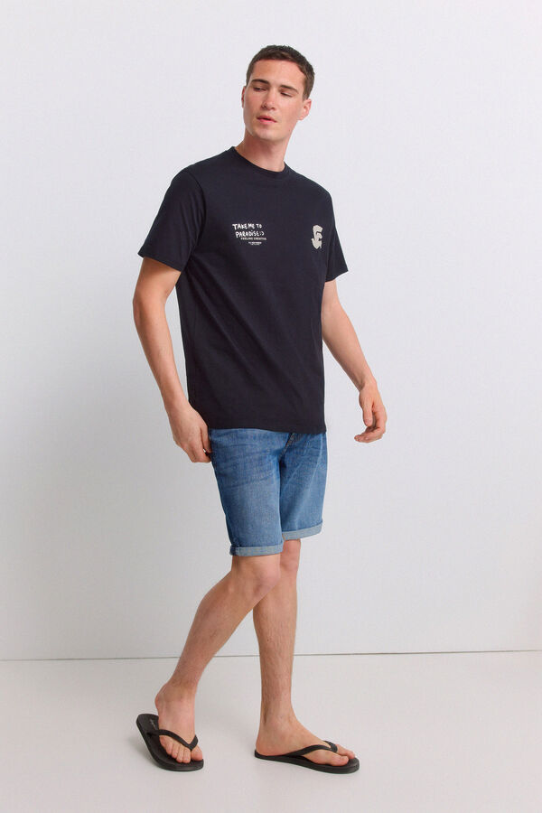Springfield T-shirt take me to the paradise blue
