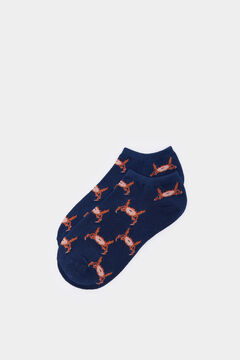 Springfield Kangaroo ankle socks blue
