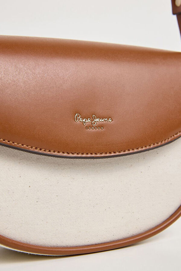 Pepe Jeans Flap closure bag nude