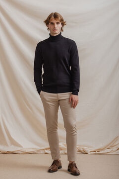 Celopman Turtleneck Knotted Sweater