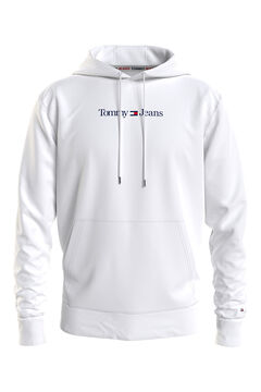 Springfield Sweatshirt Tommy Jeans com logo linear branco