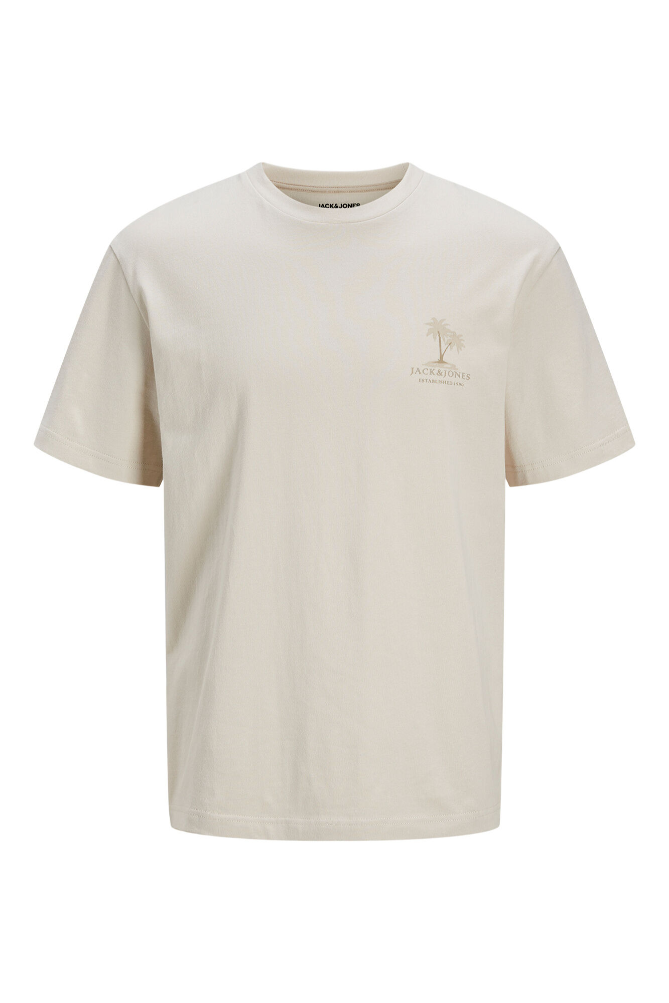 Jack & Jones T-shirt slim com estampado nas costas