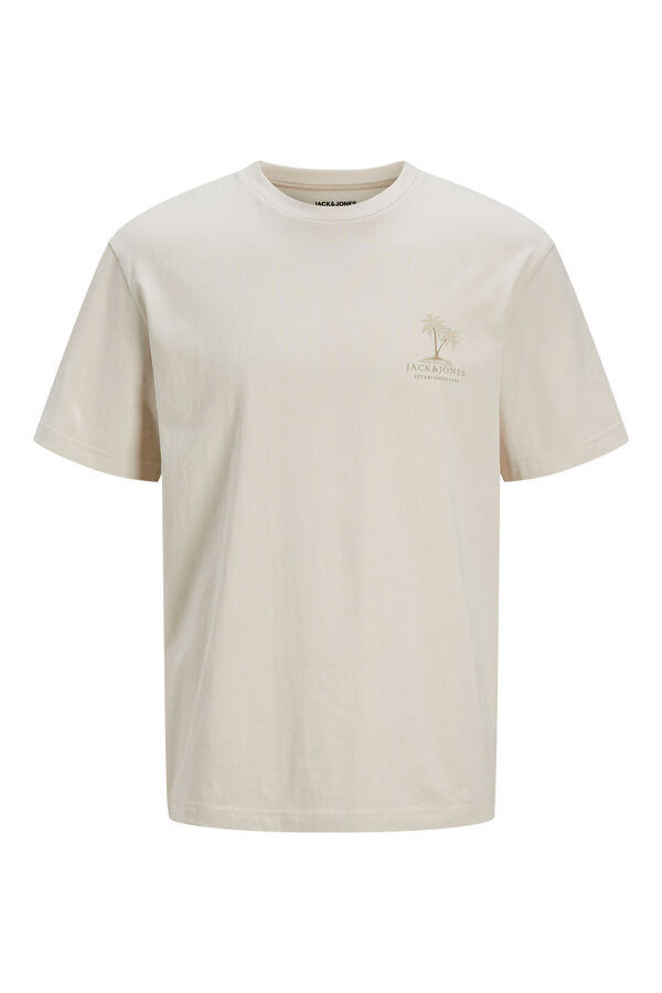 Jack & Jones Slim backprint T-shirt grey