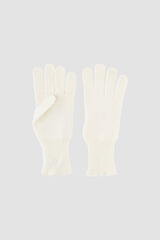 Springfield Jersey-knit gloves white