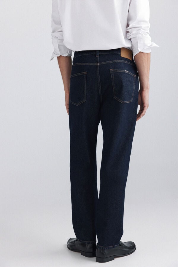Springfield Desized wash regular fit jeans blue