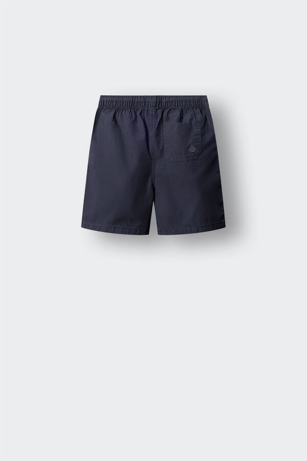 Springfield Kids Boy's poplin Bermuda shorts blue