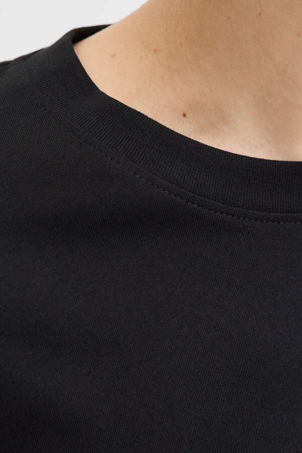 Jack & Jones T-Shirt mit normaler Passform  Schwarz