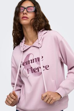 Only Sudadera con capucha dibujo frontal
