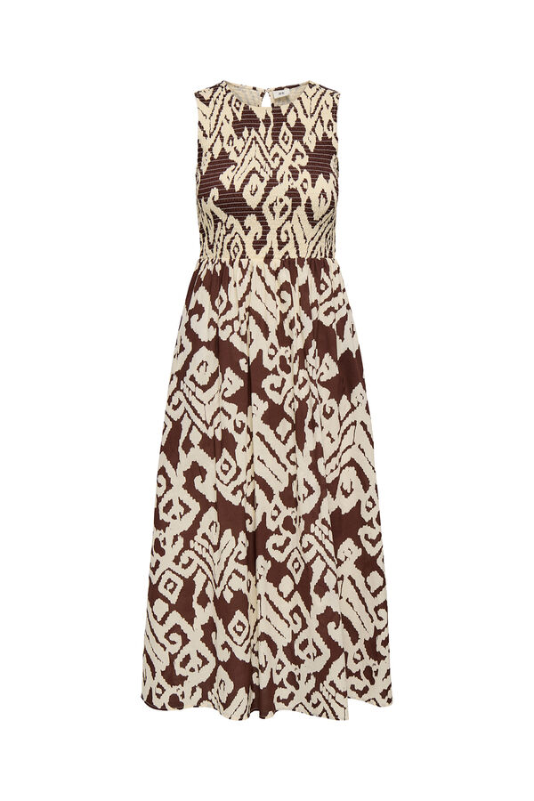 JDY Vestido midi con vuelo estampado