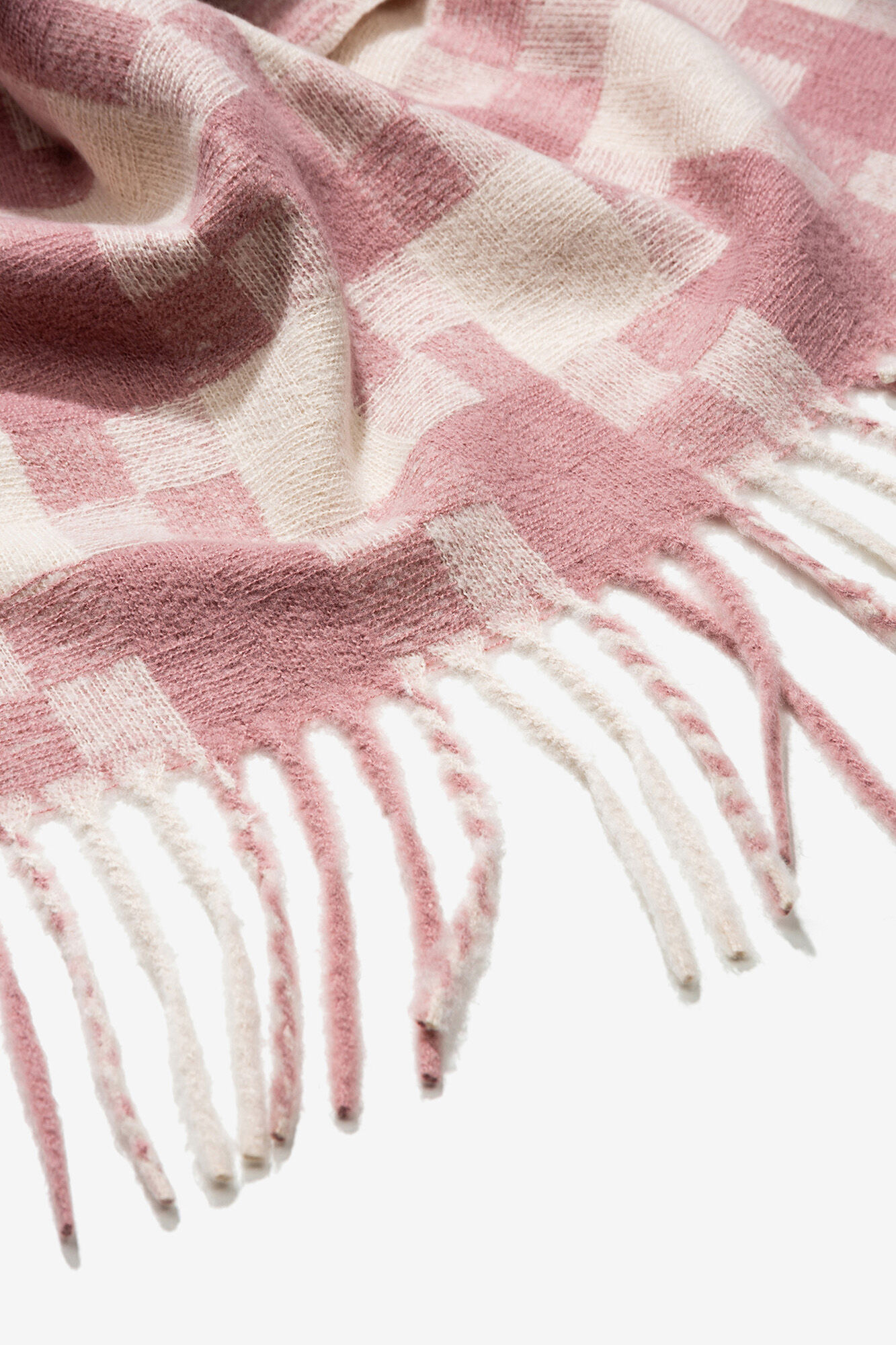 Tiffosi Bufanda colorida con flecos