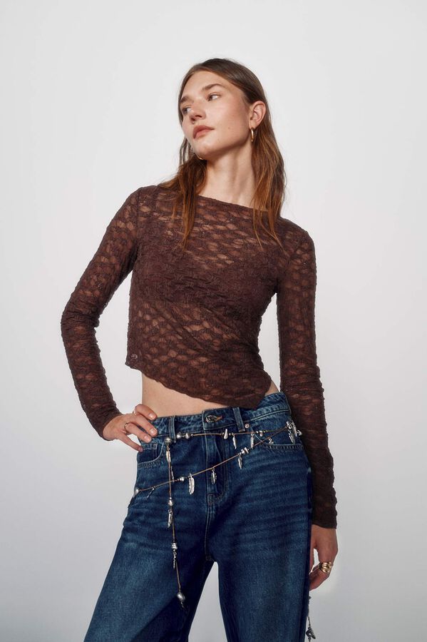 High Spirits Jeans Cuffed azul