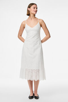 Pieces Tr&auml;gerkleid Midi-L&auml;nge