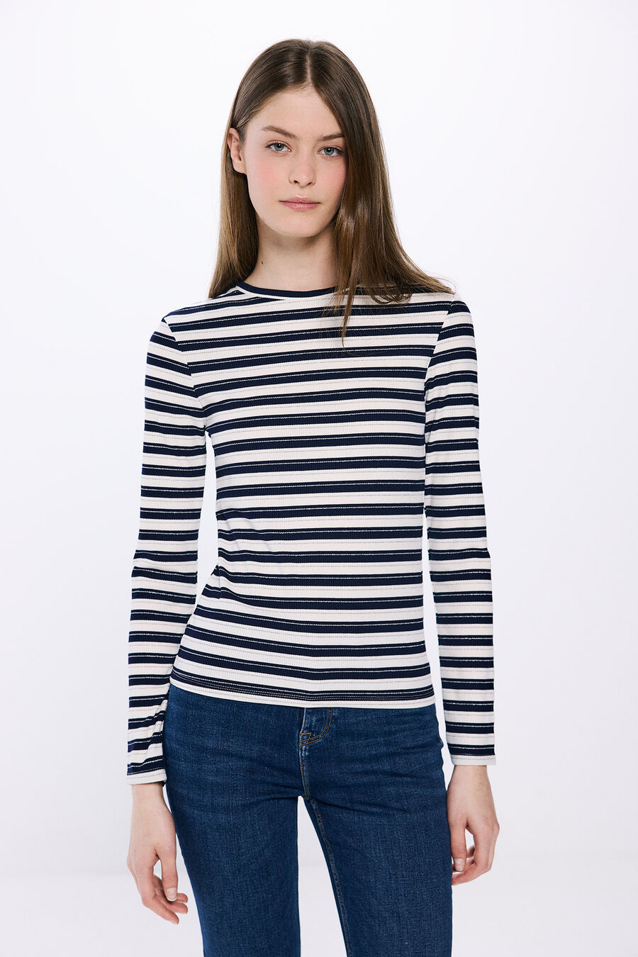 Camiseta rayas lurex