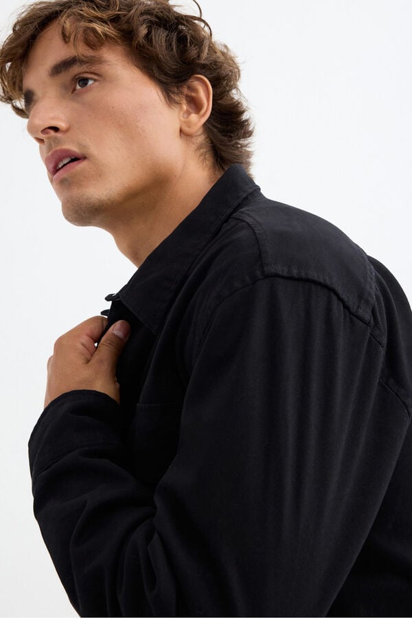 Inside Plain Shirt black