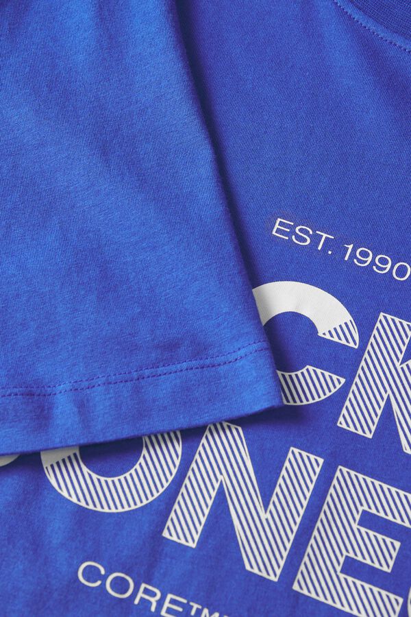 Jack & Jones Camiseta manga corta logo azul