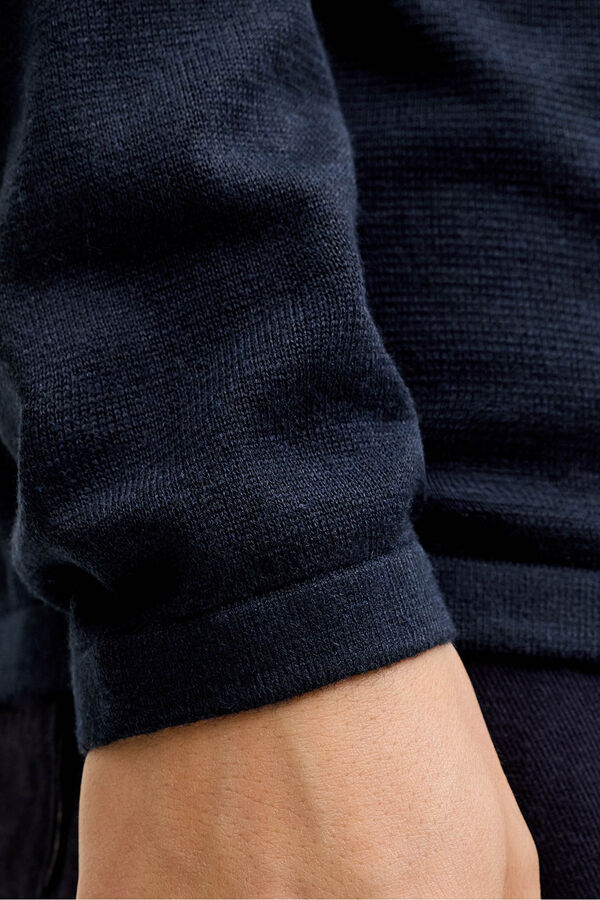 Jack & Jones Essential jersey-knit cardigan blue