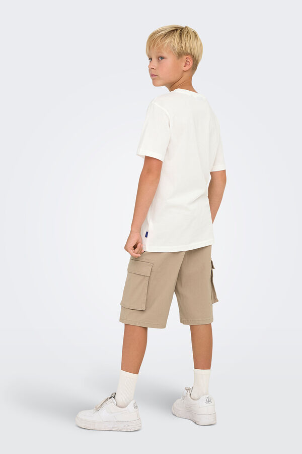 Only & Sons Junior Short-sleeved T-shirt white