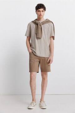 Springfield Lightweight 5-pocket washed regular fit Bermuda shorts