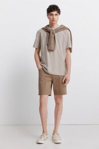 Springfield Lightweight 5-pocket washed regular fit Bermuda shorts