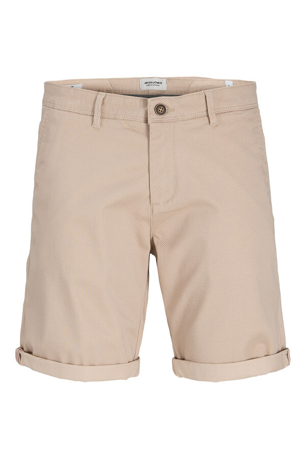 Jack & Jones Stretch chino Bermuda shorts grey