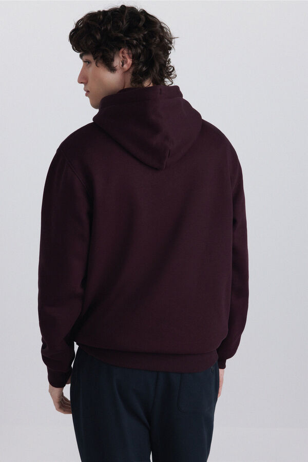 Springfield Basic hooded sweatshirt pink